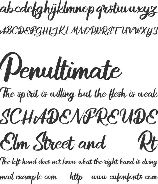 Adisone FREE font preview