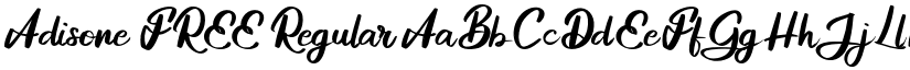 Adisone FREE Regular font