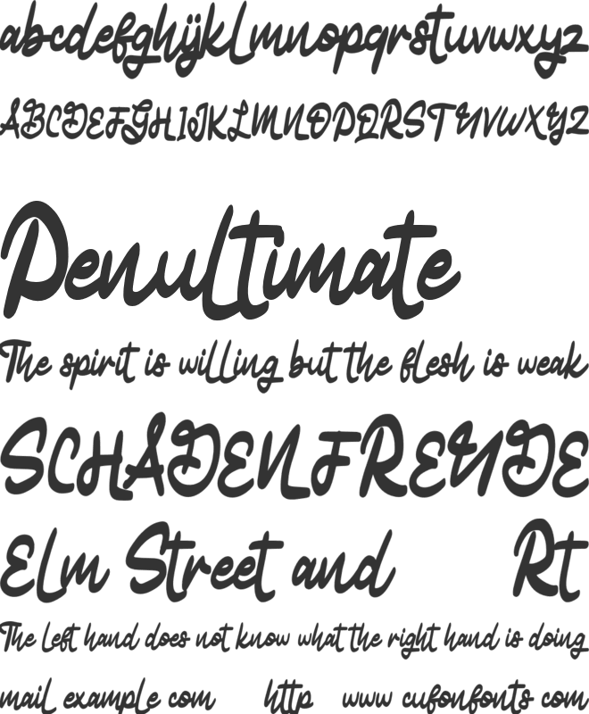 Matody FREE font preview