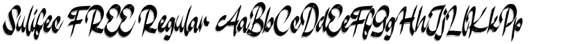 Sulifec FREE Regular font