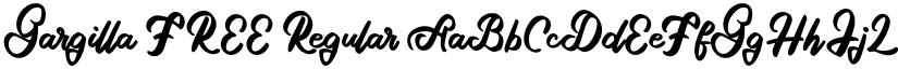 Gargilla FREE Regular font