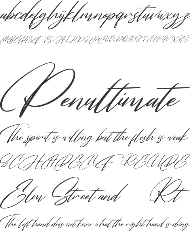 MagicStick FREE font preview