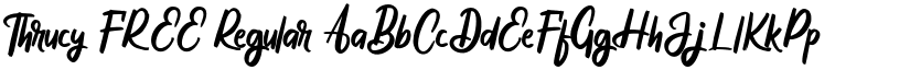 Thrucy FREE font download