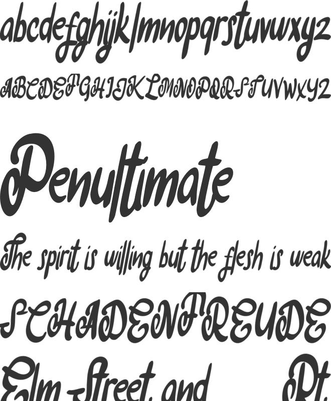 Callgios FREE font preview