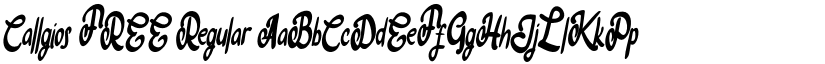 Callgios FREE Regular font