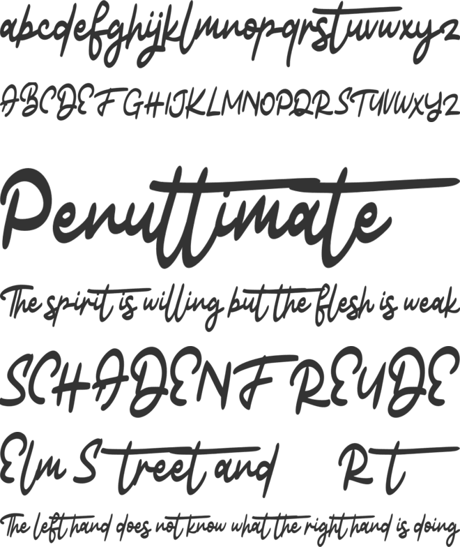 Batone FREE font preview