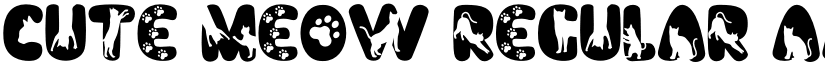 Cute Meow Regular font