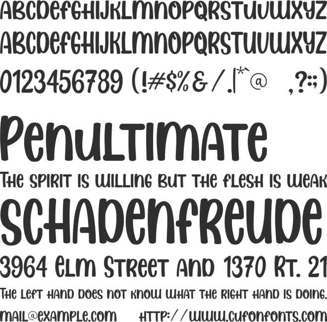 Sweet Butter font preview