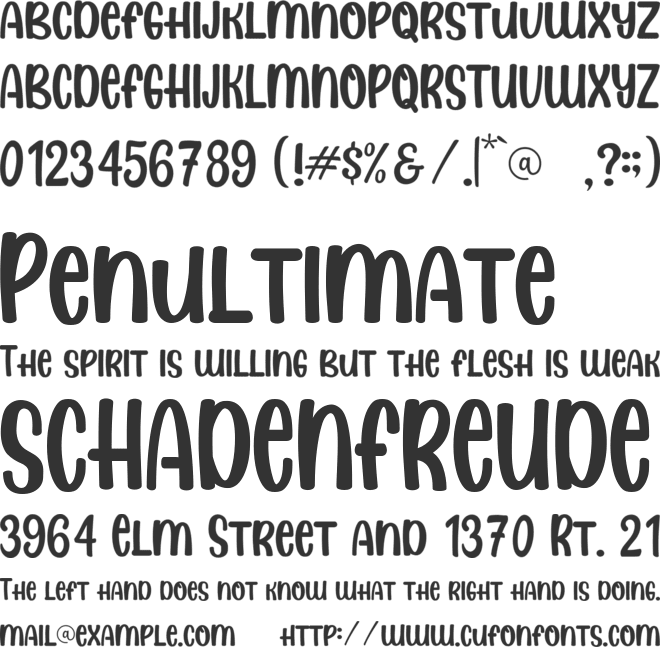 Sweet Butter font preview