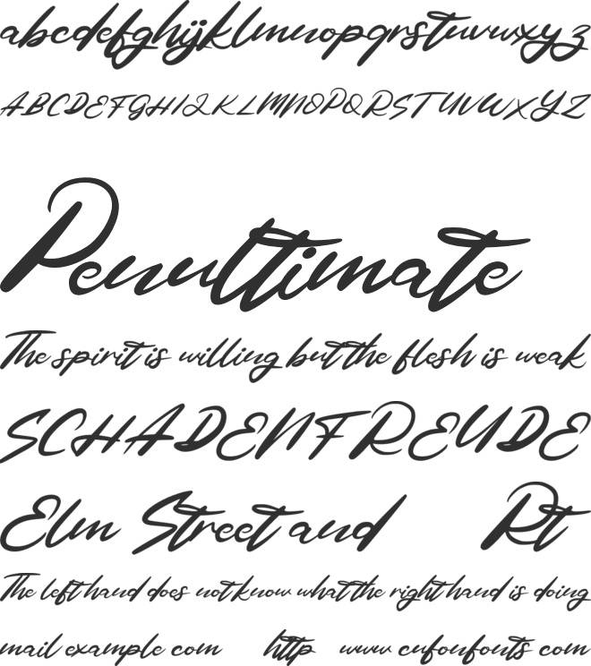 Fabela FREE font preview