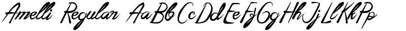 Amelli Regular font