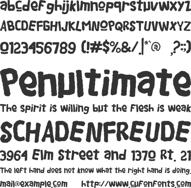 Kora Kora font preview