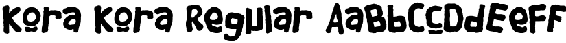 Kora Kora Regular font