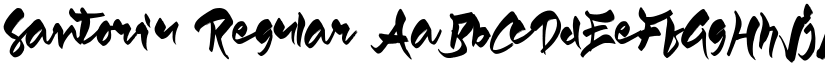 Santoriu font download