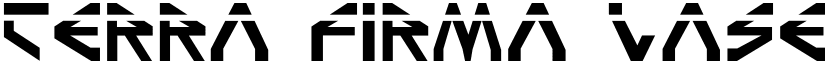 Terra Firma Laser font