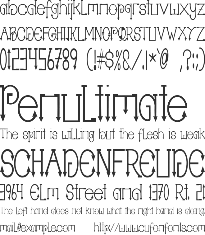 Ghumeulis font preview