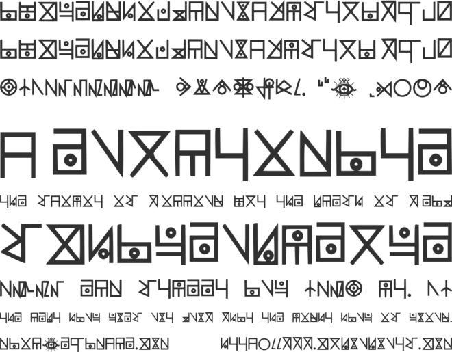 Yelekish Font font preview