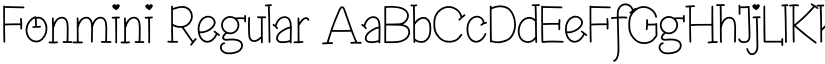Fonmini font download