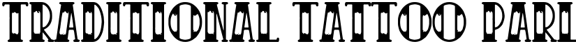 Traditional Tattoo Parlour Regular font