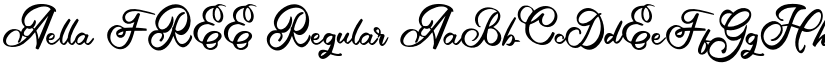Aella FREE Regular font