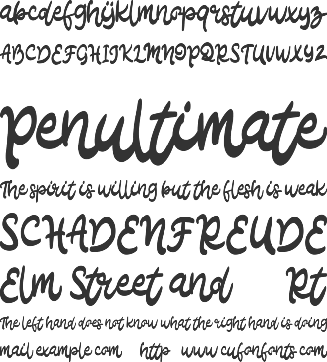 Alrte FREE font preview