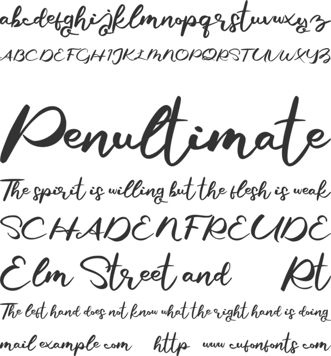 Giji FREE font preview