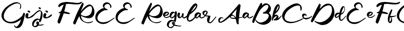 Giji FREE Regular font