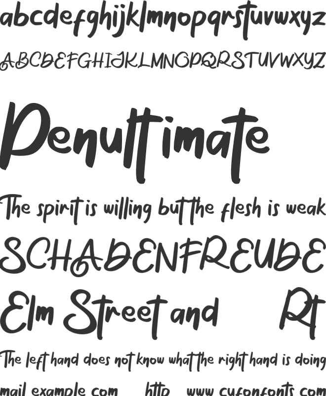 The Osage FREE font preview