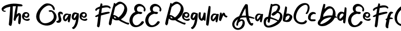 The Osage FREE Regular font