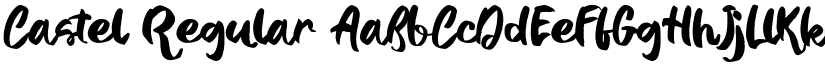 Castel Regular font