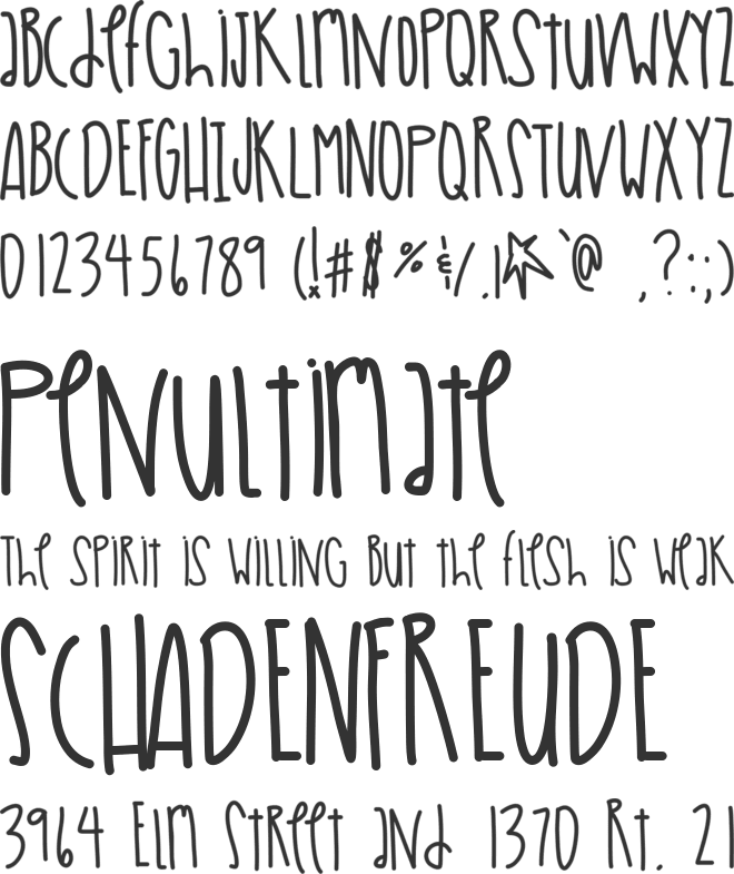 FishersWharf font preview