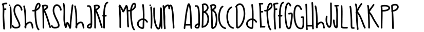 FishersWharf Medium font