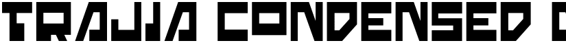 Trajia Condensed font