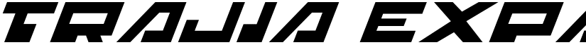 Trajia Expanded Italic font