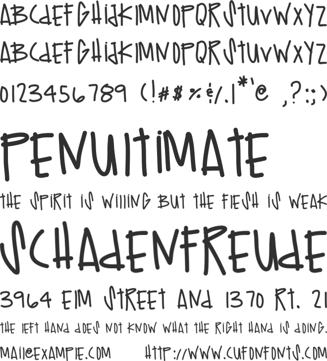 Hypebeast font preview