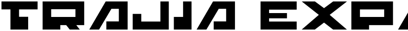 Trajia Expanded font