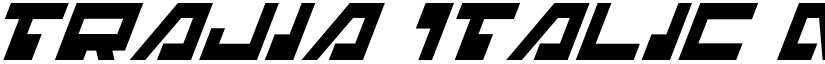 Trajia Italic font