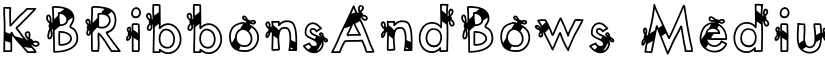 KBRibbonsAndBows Medium font