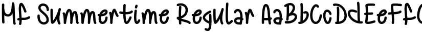 Mf Summertime Regular font