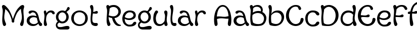 Margot Regular font