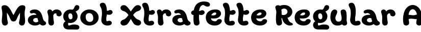 Margot Xtrafette Regular font