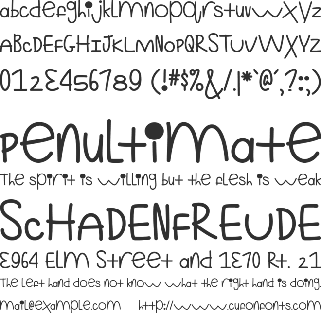 Mf Still Kinda Ridiculous font preview