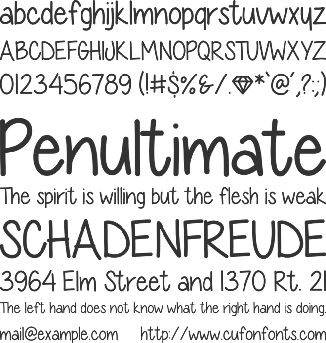 Diamond Girl font preview