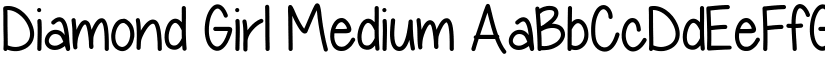 Diamond Girl Medium font