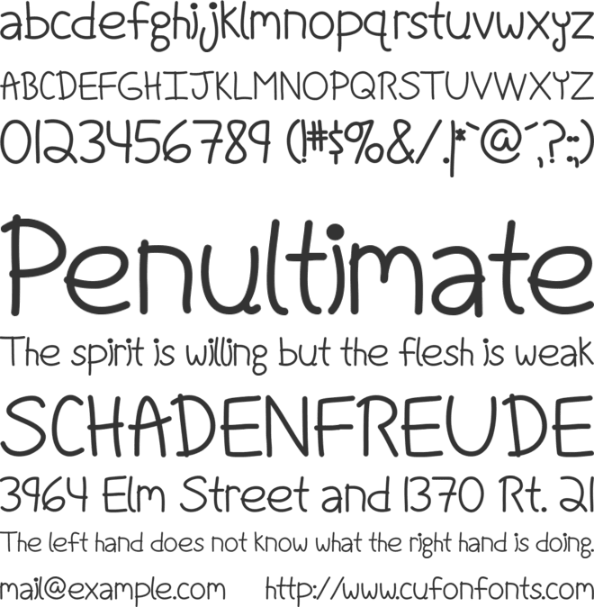 Fight For Our Love () font preview