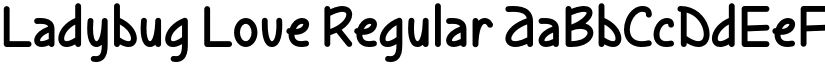 Ladybug Love Regular font