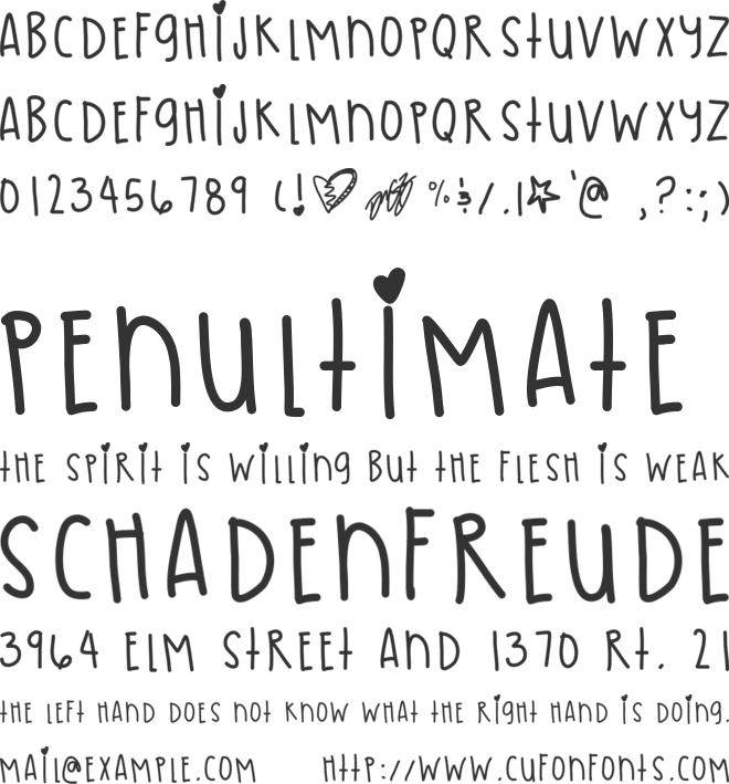 PastelSkies font preview