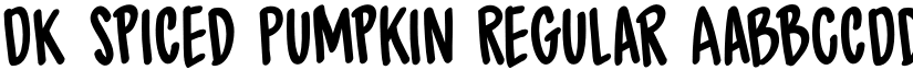 DK Spiced Pumpkin Regular font