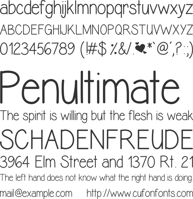 Alexis Marie font preview