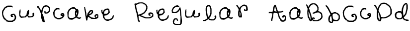 Cupcake Regular font